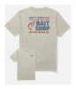 BAIT SHOP SHORT SLEEVE TEE - MOONBEAM