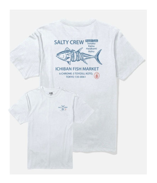 ICHIBAN SHORT SLEEVE TEE - WHITE