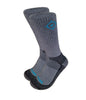 MERINO MIDWEIGHT SOCKS - TWIN PACK - GREY