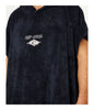 CLASSIC SURF HOODED TOWEL  - BLACK/OFF WHITE - ONE SIZE