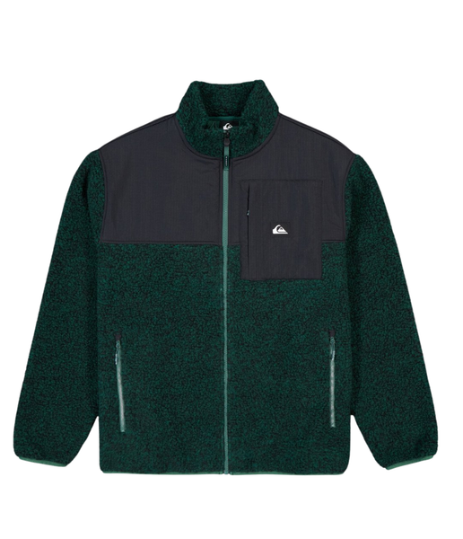 Quiksilver Shallow Water Polar Fleece Trekking Green Heather