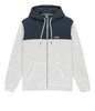 Quiksilver Keller Block Zip Hoodie Light Grey Heather