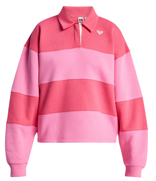 Roxy Cross Your Mind Pullover Fleece Honey Suckle