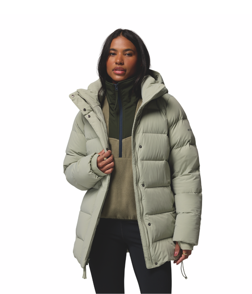 AMAZE PUFF™ MID HOODED JACKET WOMEN'S - SAFARI