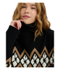 SALTWATER LOVER TURTLE NECK SWEATER - ANTHRACITE
