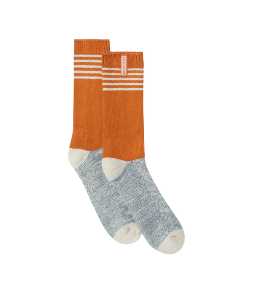 BAWDESWELL BAMBOO MIDLENGTH LIGHTWEIGHTSEALSKINZSOCK - ORANGE