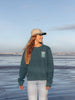 TRAILHEAD CROPPED CREW - MARINE