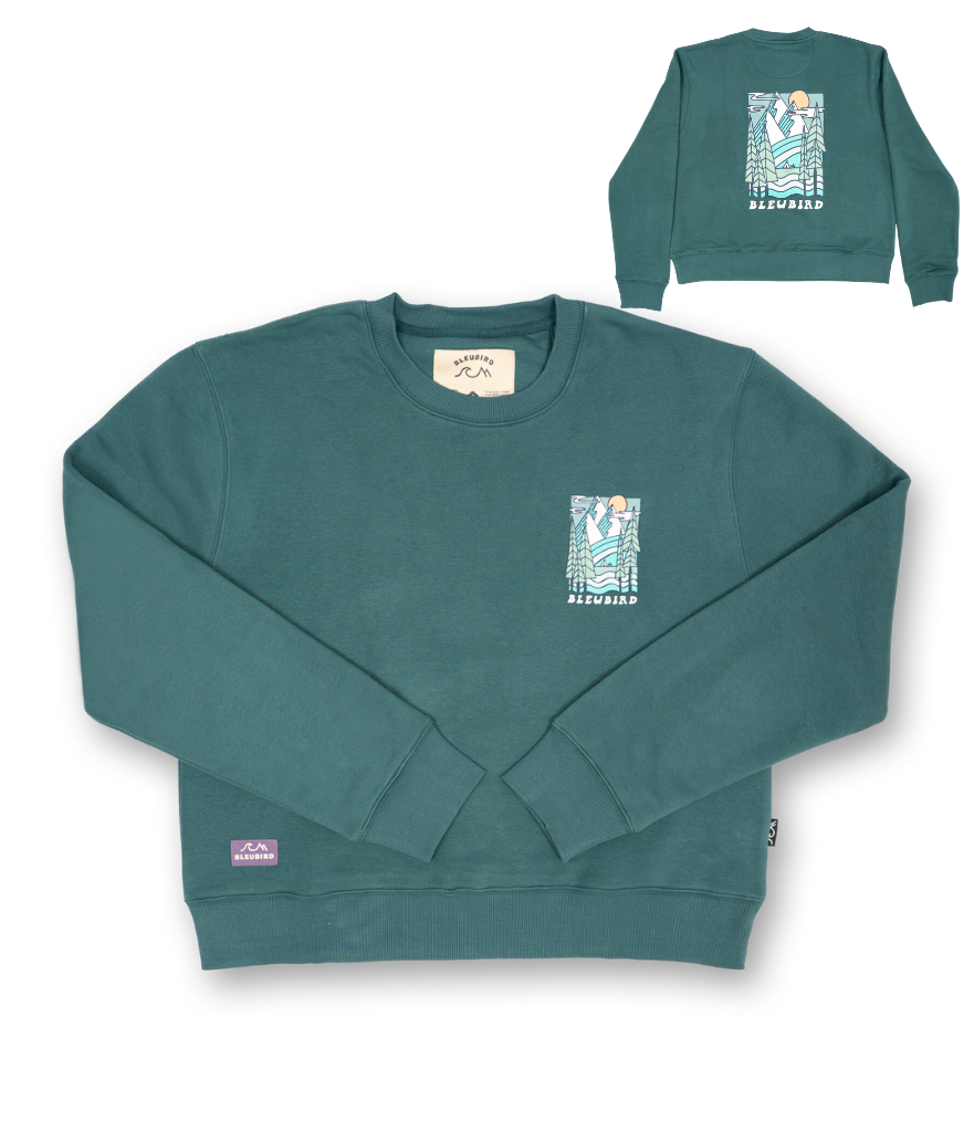 TRAILHEAD CROPPED CREW - MARINE