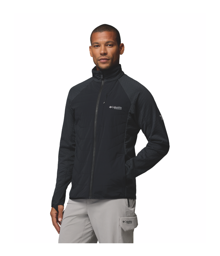 ARCTIC CREST II HYBRID FULL ZIP MEN'S - BLACK