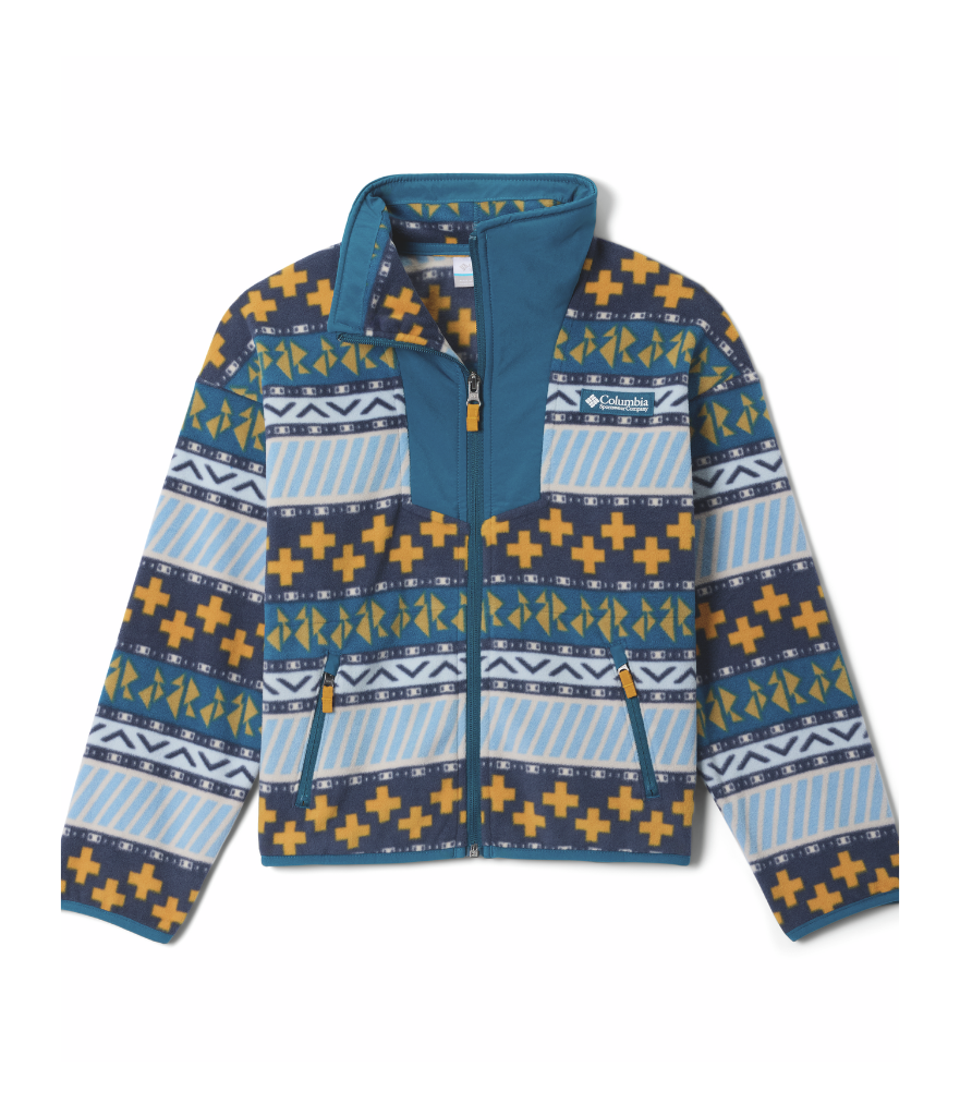 SEQUOIA GROVE PRINTED FULL ZIP FLEECE (AGES 4-8) - PHOENIX BLUE WIZARD ISLAND, PHOENIX BLUE