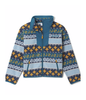 SEQUOIA GROVE PRINTED FULL ZIP FLEECE (AGES 10-16) - PHOENIX BLUE WIZARD ISLAND, PHOENIX BLUE
