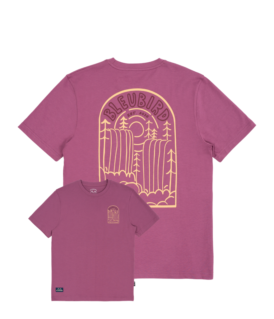 CASCADE TEE - BERRY