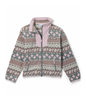 SEQUOIA GROVE PRINTED FULL ZIP FLEECE (AGES 4-8) - IRON WIZARD ISLAND, MINERAL PINK
