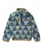 HELVETIA II PRINTED HALF SNAP FLEECE  KID'S - PHOENIX BLUE GEOMIX (AGES 4-8)