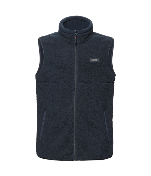 Musto Men's Cove Deep Pile Fleece Vest - Navy