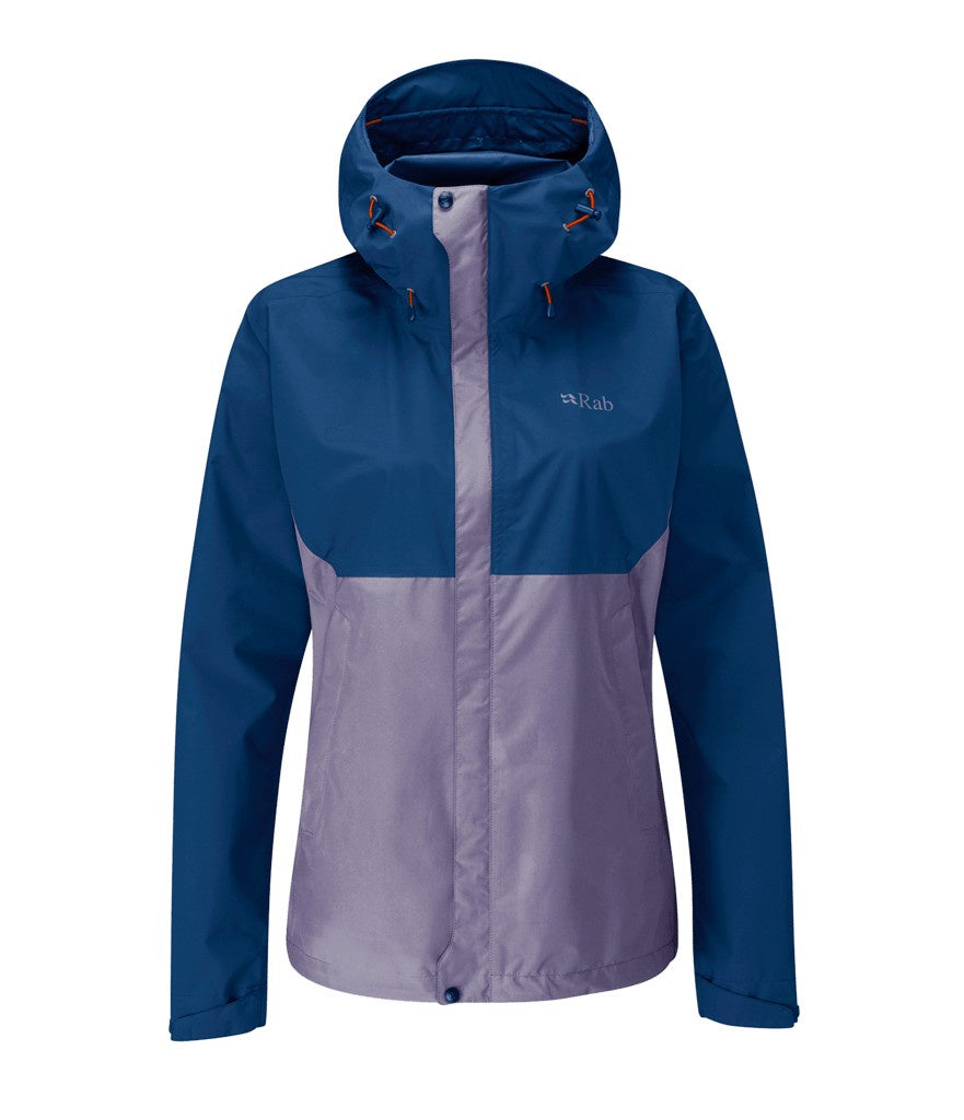 DOWNPOUR ECO JACKET WOMEN'S - PATRIOT BLUE/PURPLE SAGE