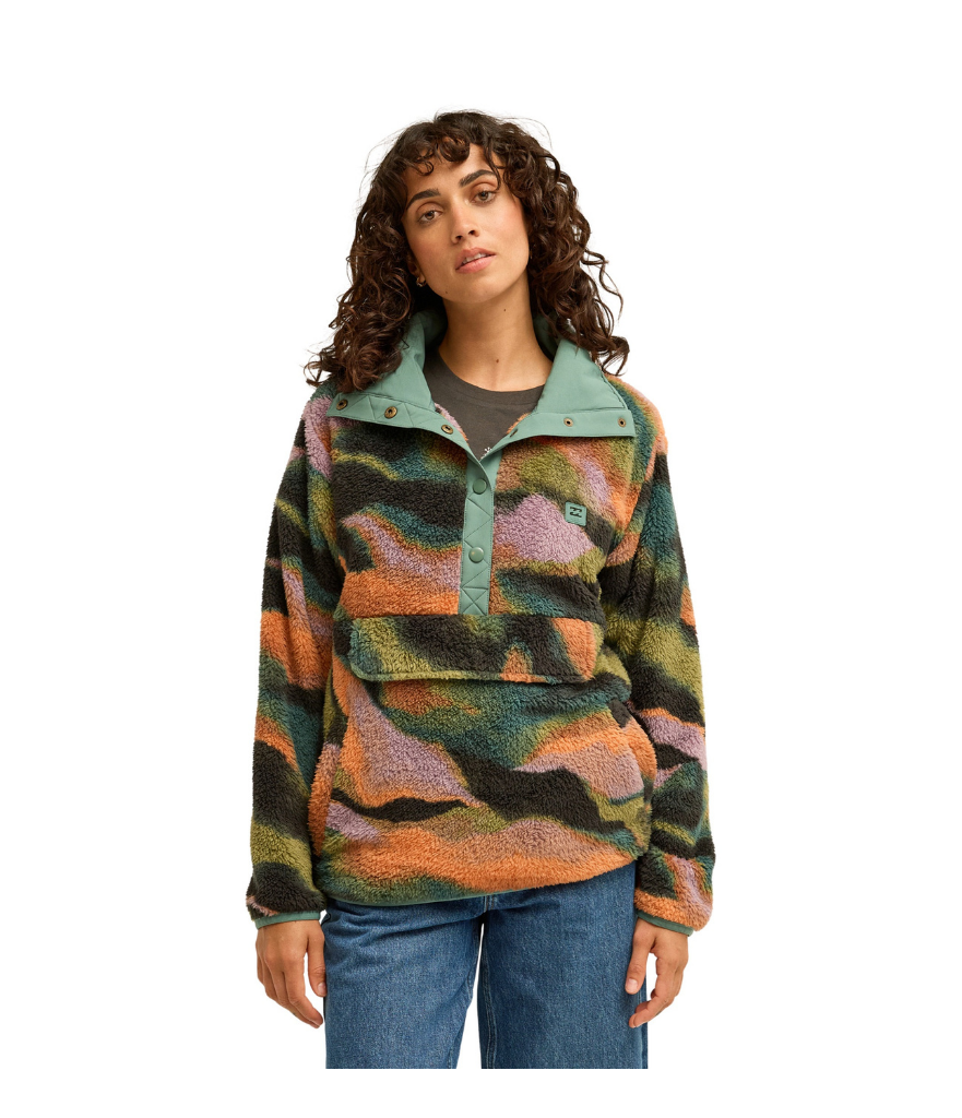 Billabong Women's Switchback Pullover – Black Multi