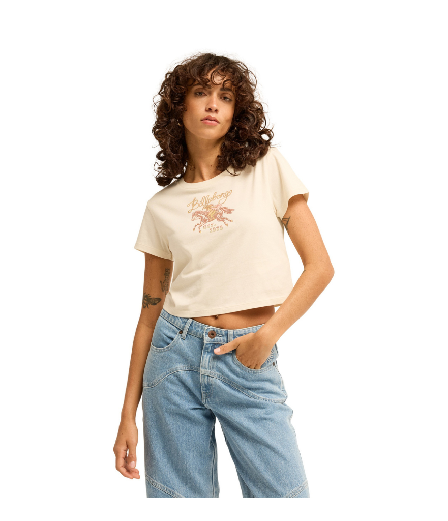 Billabong Women's Outpost Ritual T-Shirt – White Cap