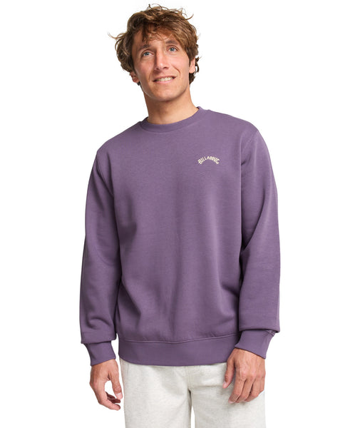 ARCH CREW SWEATER - DUSTY GRAPE