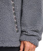 BOUNDARY TOMBSTONE MOCK NECK FLEECE - PEWTER