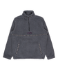 BOUNDARY TOMBSTONE MOCK NECK FLEECE - PEWTER