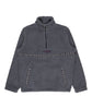 BOUNDARY TOMBSTONE MOCK NECK FLEECE - PEWTER