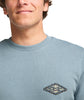 FOUNDATION CREW SWEATER - WASHED BLUE
