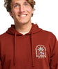 FOUNDATION PULL OVER HOODIE - FIRED RED
