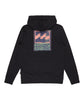 STAMP PULL OVER HOODIE - BLACK