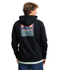 STAMP PULL OVER HOODIE - BLACK