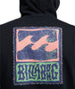 STAMP PULL OVER HOODIE - BLACK