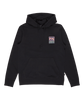 STAMP PULL OVER HOODIE - BLACK
