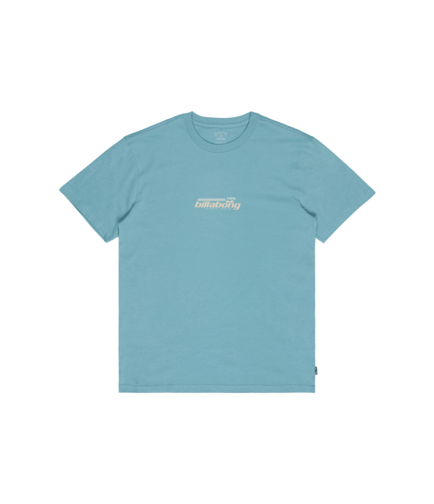 Billabong Men's Word Mark Short Sleeve T-Shirt – Blue (BKE0)