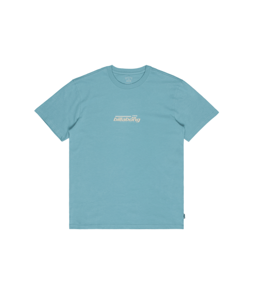 Billabong Men's Word Mark Short Sleeve T-Shirt – Blue (BKE0)