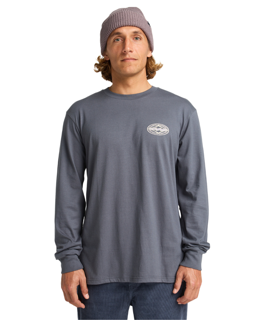 DIAMOND VISION LONG SLEEVE TEE - OMBRE BLUE