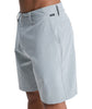 UNION HEATHER AMPH HYBRID SHORTS 19 - QUARRY HEATHER