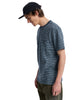 LOPAZ STRIPED SHORT SLEEVE POCKET TEE - DARK NAVY LOPAZ STRIPES