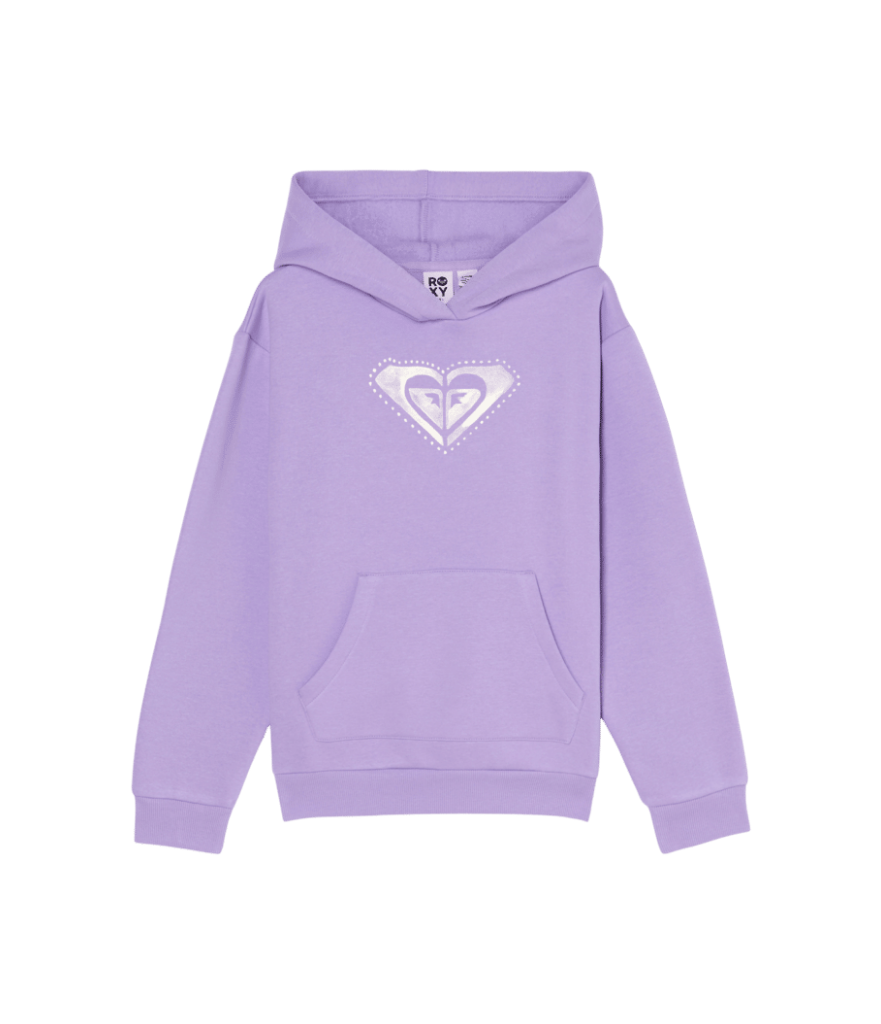 SURF FEELING HOODIE BRUSHED (AGES 6-12) - VIOLA