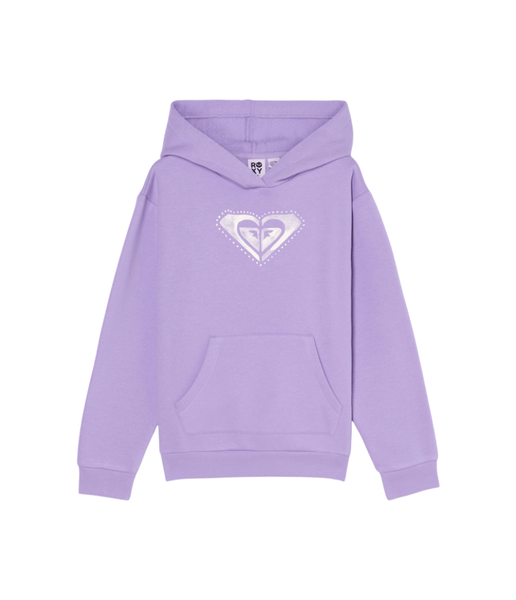 SURF FEELING HOODIE BRUSHED (AGES 6-12) - VIOLA