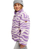 Roxy Kids' Like Electricity Sherpa Fleece – Viola Wild Whirls (Ages 12-16)