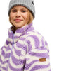 Roxy Kids' Like Electricity Sherpa Fleece – Viola Wild Whirls (Ages 12-16)