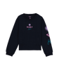ORCHID REGULAR LONG SLEEVE TEE (AGES 12 - 14) - ANTHRACITE