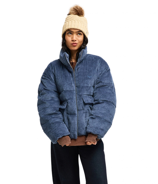 Roxy Women's Crystal Fade Corduroy Jacket – Vintage Indigo