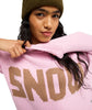 Roxy Women's Exploring Snow Crew Neck Sweater – Pink Lavender