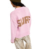 Roxy Women's Exploring Snow Crew Neck Sweater – Pink Lavender