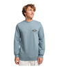 FOUNDATION CREW SWEATER - WASHED BLUE