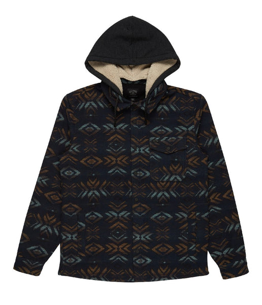 FURNACE BONDED FLANNEL HOODED SHIRT