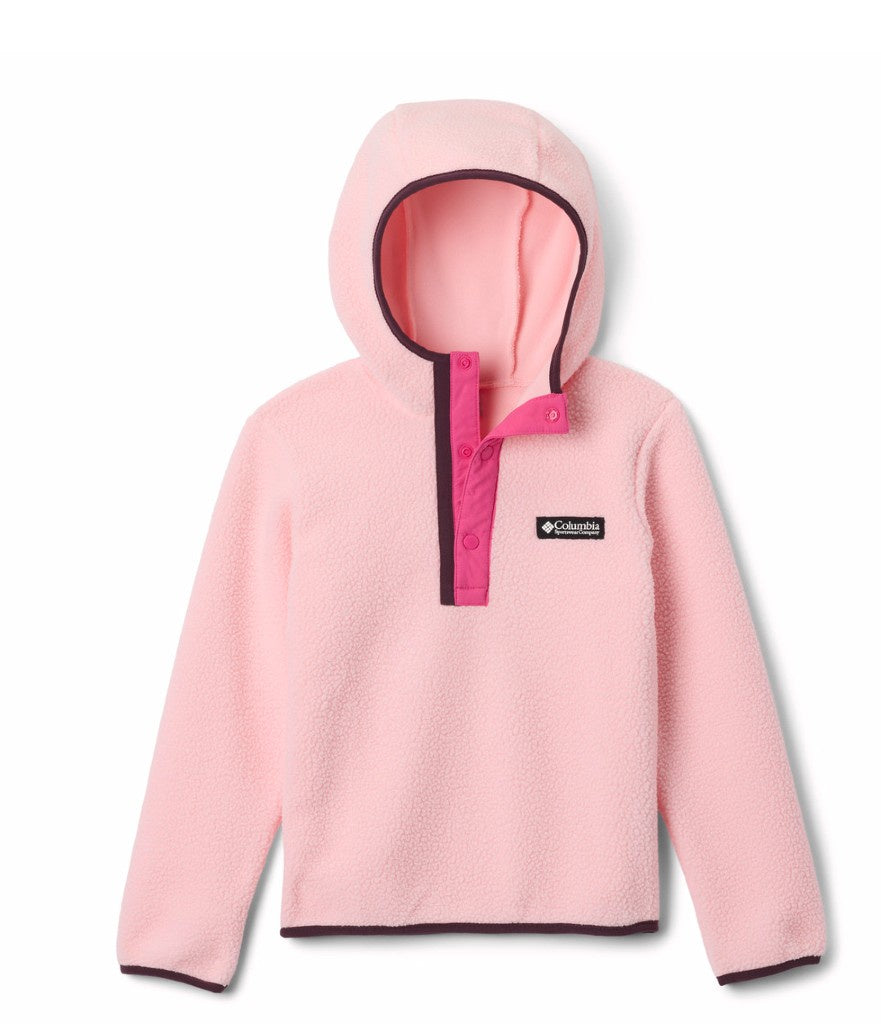 YOUTH UNISEX HELVETIA HOODIE - SATIN PINK, PINK ICE (AGES 10 - 20)