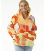 WOMEN'S HIGH TIDE POLAR FLEECE - BRIGHT RED