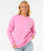 WOMEN'S HIBISCUS DIAMOND HERITAGE CREW - PINK